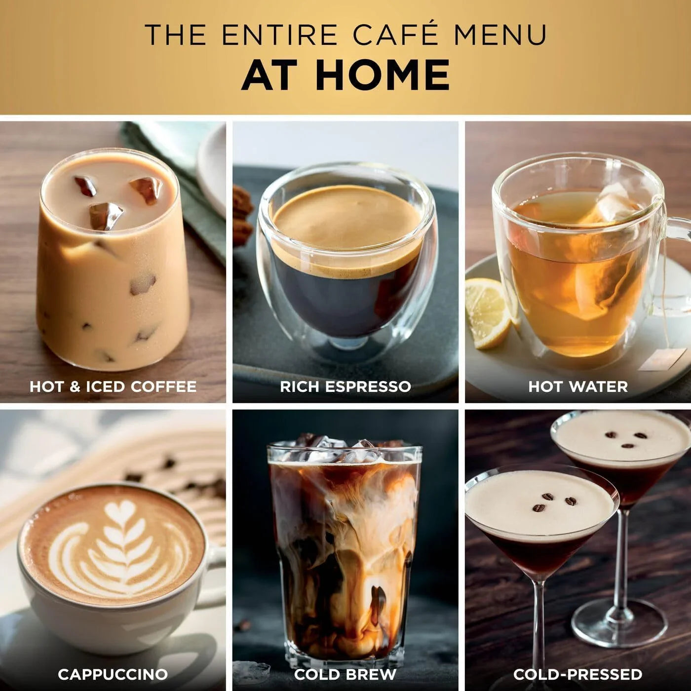 Luxe Pro Coffee Machine ES701UK – 3-in-1 Espresso, Latte & Cappuccino Maker with Built-In Grinder