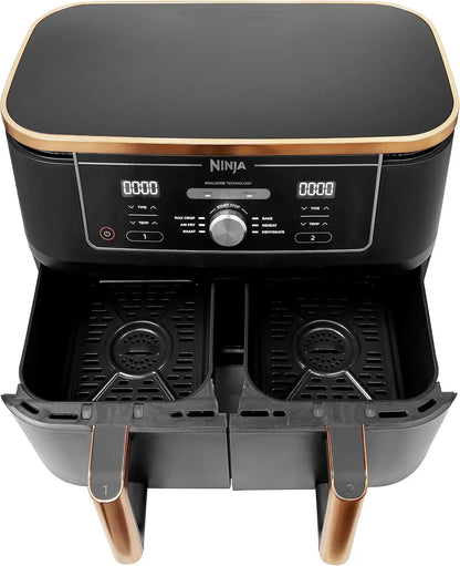 MAX Dual Zone Air Fryer – 9.5L Capacity, 2 Drawers, 6-in-1 Cooking Functions